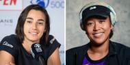 Caroline Garcia plays Naomi Osaka in round one of the 2024 AO